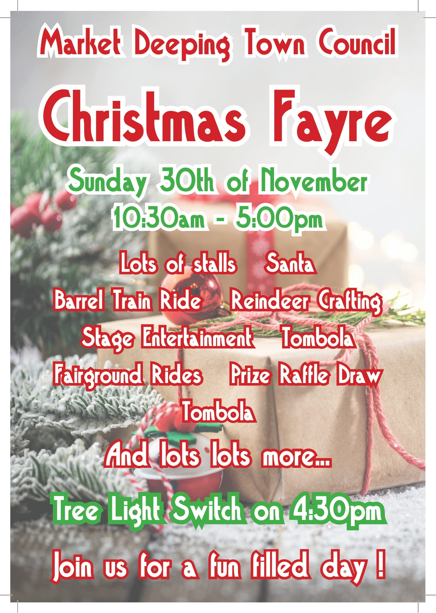 Christmas fayre poster