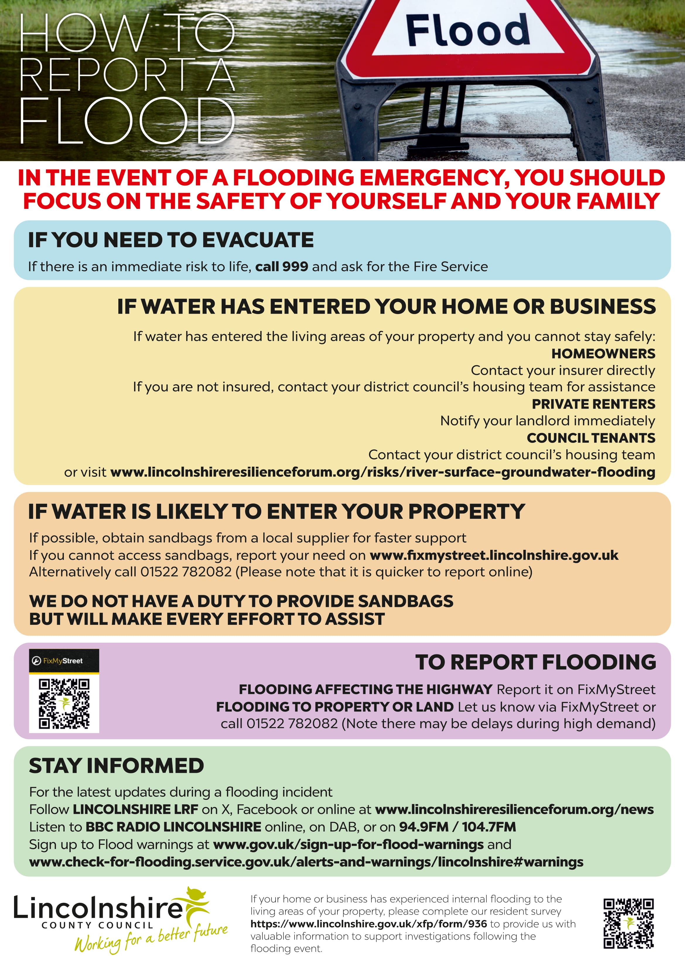 Poster a4 flooding team how to report a flood v 1