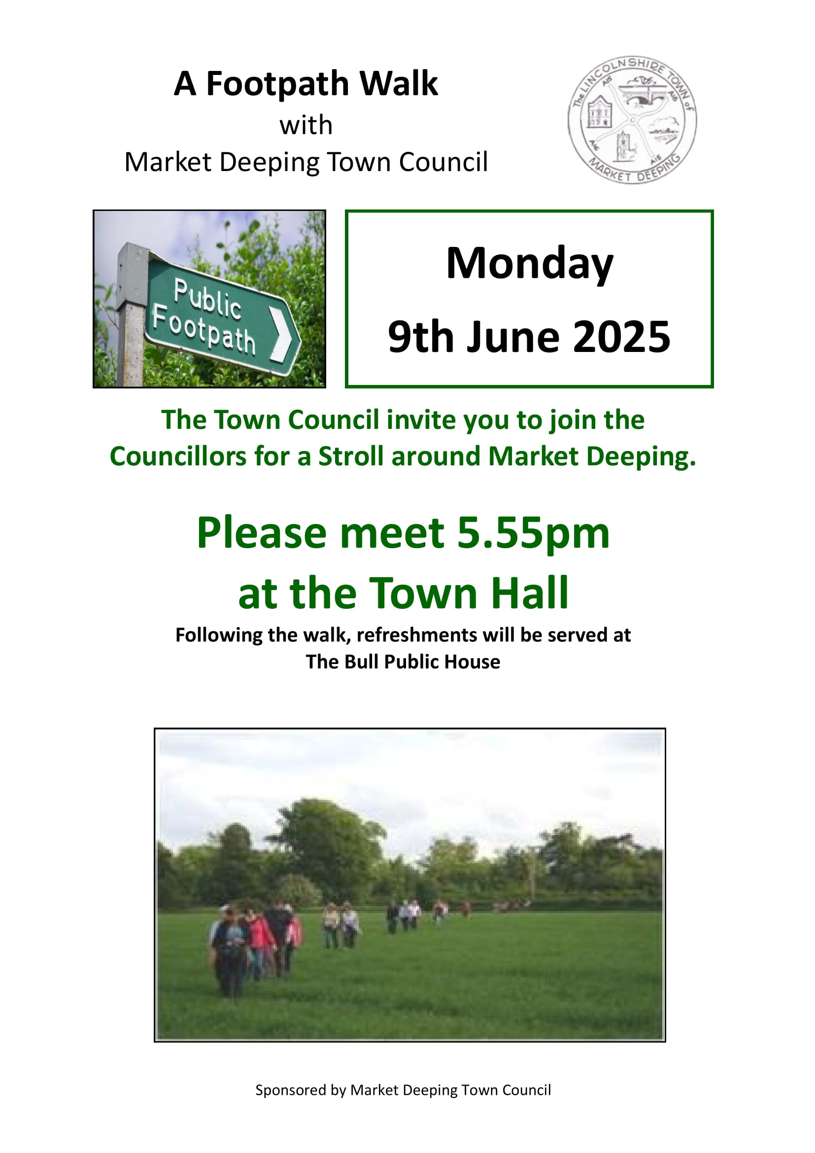Walking the footpaths june poster 2025 1
